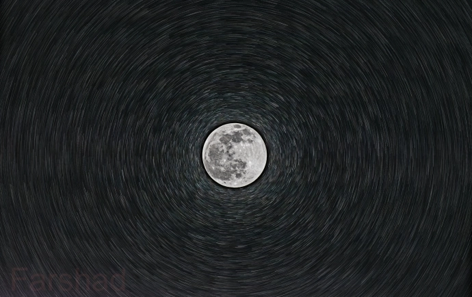 "Что, если Полярную звезду заменила бы Луна?" — арт-композиция