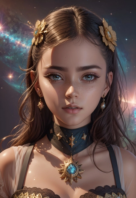 The most beautiful space girls from Leonardo Ai