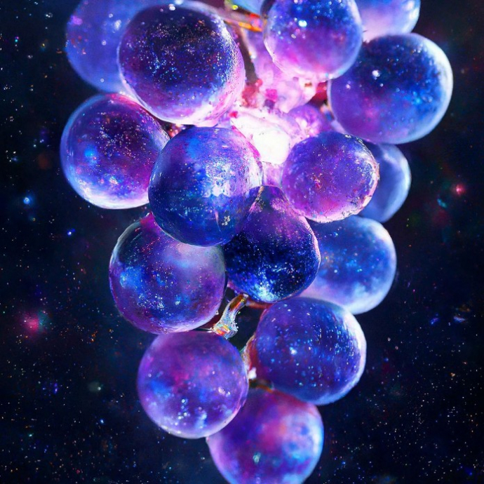Нейросеть: рисунок винограда