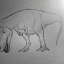 Рисунки динозавром карандашом