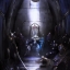 Король Лич, на троне, арт по вселенной варкрафт, Warcraft art