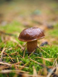 Осень, грибочек маленький, фото, лес