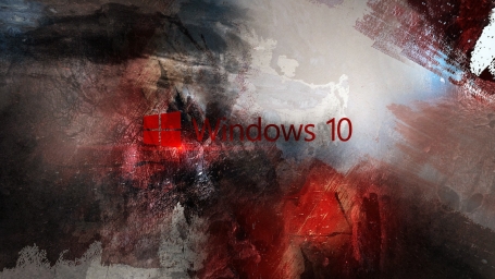 HD обои: Логотип Microsoft Windows 10, логотип Windows 10, Красный, компьютер, операционная система