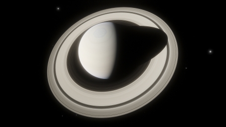 Красивая астрологическая фотография Сатурна