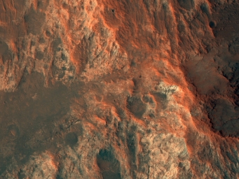 Снимки поверхности Марса, сделанные орбитальным аппаратом «ExoMars». 6
