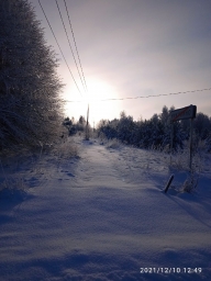 Зима, Россия, красота, снег, солнце светит ярко
