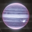 Юпитер и его кольцо в инфракрасном свете