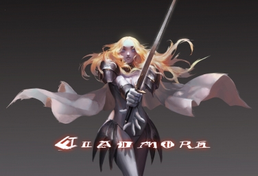 claymore_anime_warriors_teresa_pinuoxixi_swords. Аниме арт рисунок с девушкой у которой меч
