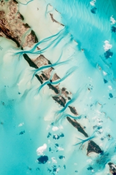 Багамские острова. Снято с МКС астронавтом Скоттом Келли.