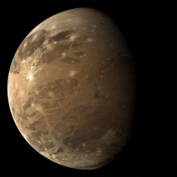 Ганимед - луна Юпитера и самый большой спутник в Солнечной системе