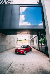 Mazda, Спортивный автомобиль, Автомобиль, Вид сбоку, Красный