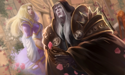 Джана, арт рисунок по игре варкрафт. Warcraft art
