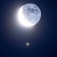 Луна, месяц, красивая фотография