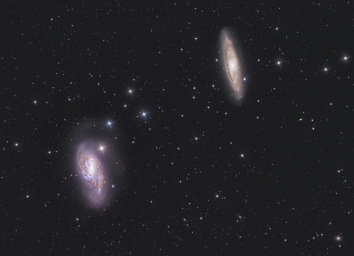 Галактики M65 - M66 от Jochen Maes