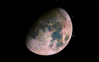 Фото, луна, поверхность луны