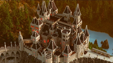 Хеллоуинский замок, игра майнкрафт minecrafts arts