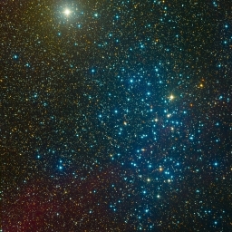 NGC 3532 - рассеянное скопление звёзд в созвездии Киля-q-8qu