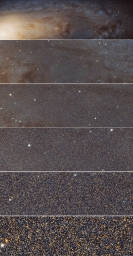Галактика Андромеды от телескопа Хаббл