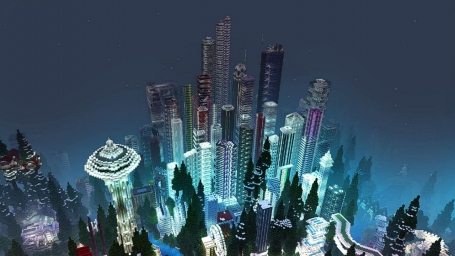 Современный город, Майнкрафт Minecraft