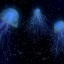 Медузы, арт рисунок, типа в космосе