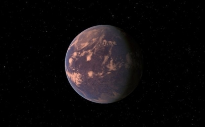 Gliese 581c - красный карлик, расположенный в созвездии Весов