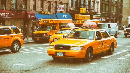 Желтое такси в сша