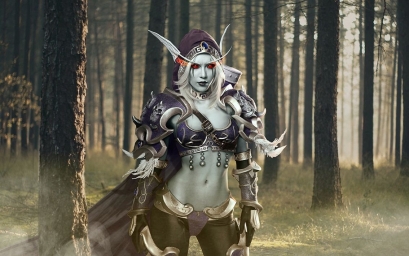 Тёмный Ночной Эльф В Игре Warcraft