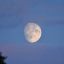 Луна сквозь облака в прошедшую среду