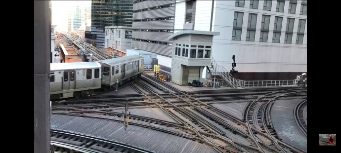 Чикаго поезда над землёй. Стальной город