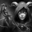 Черно-белый рисунок по варкрафт, #Warcraft Art 