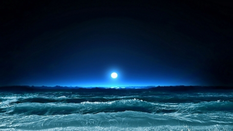 Фотография Солнца над морем или океаном, фото арт
