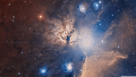 Центральная часть комплекса молекулярных облаков в созвездии Ориона.