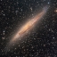 Близкaя cпиpaльнaя гaлaктикa NGC 4945