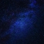 Красивые звёзды, галактика, голубого синего цвета, обои