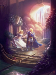 Джана и артас на рисунке по Вселенной варкрафт, Warcraft
