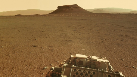 Снимок поверхности Марса, сделанный марсоходом Perseverance