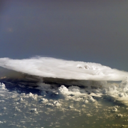 Невероятное облако в атмосфере Земли, сфотографированное с МКС