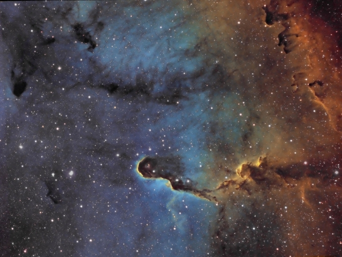 IC 1396    Часть огромной эмиссионной туманности