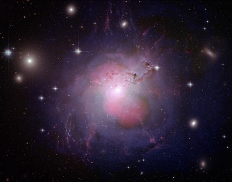 NGC 1275 — линзообразная галактика в созвездии Персей