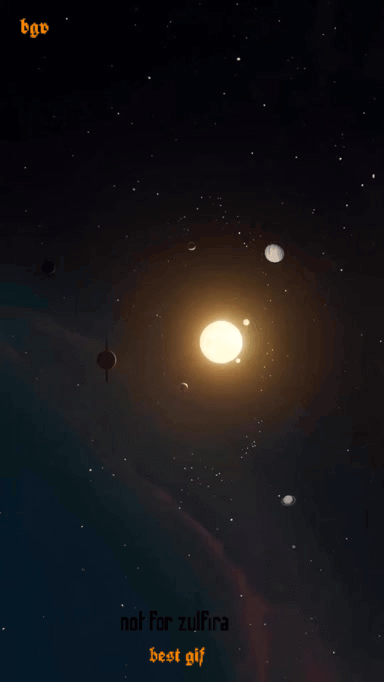 Красивая гиф анимация космоса, галактики