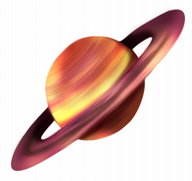 Сатурн, рисунок Сатурна на прозрачном фоне