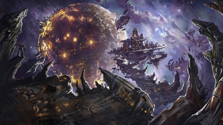 Темные Фантастические Инопланетные космические корабли