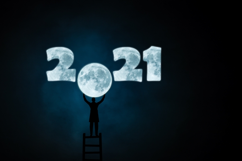 Луна фото арт луна 2021 новый год