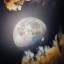 Луна, облака