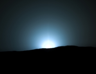 Закат на Марсе, заснятый марсоходом Perseveranse. 318 Sol (11 января).