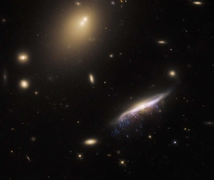 Галактика JW100 в созвездии Пегаса, на расстоянии более 800 миллионов световых лет