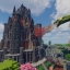 Дракон напал на замок, Майнкрафт Minecraft