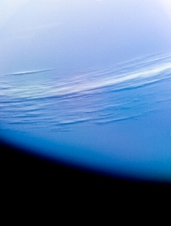 Нептун с расстояния 157 000 километров. Снимок сделал космический аппарат «Вояджер-2» в августе 1989 года, за 2 часа до максимал