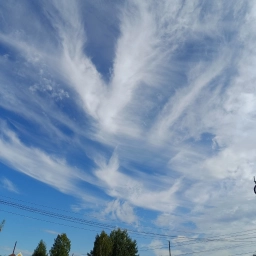 Тонкие облака, фото
