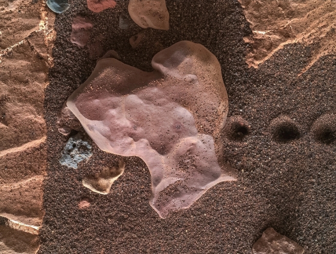 Фотосессия марсианских камней от ровера Curiosity 1
